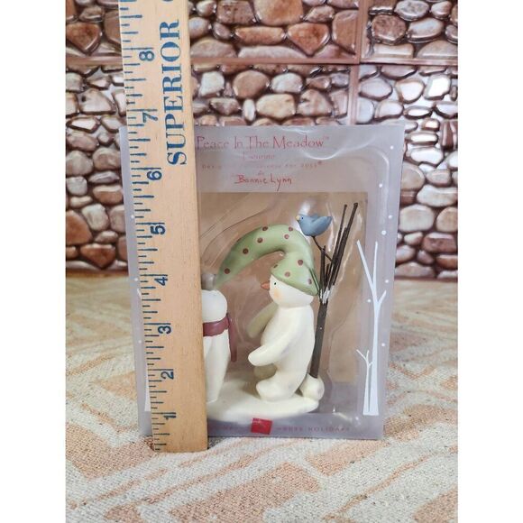 Russ Bonny Lynn Peace In The Meadow Snowman Figurine - Picture 8 of 8